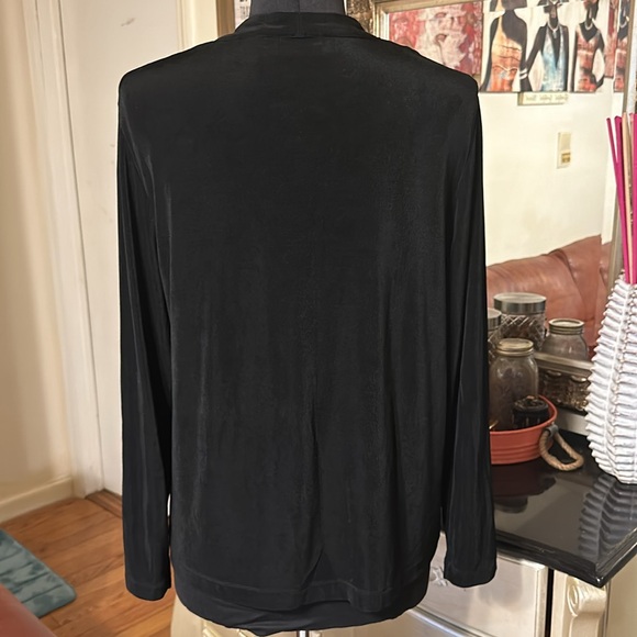 CHICO’S TRAVELERS WOMEN BEAUTIFUL 😍 EMBROIDERED OPEN FRONT CARDIGAN STRETCHY - Picture 11 of 16